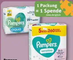 REWE Pampers Harmonie Aqua Feuchttücher Angebot