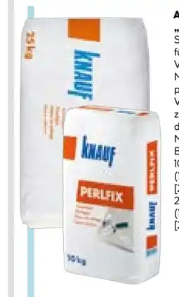 Hellweg Knauf Perlfix-Ansetzgips Angebot