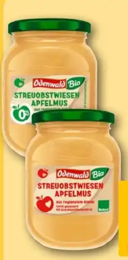 REWE Odenwald Bio Streuobstwiesen Apfelmus Angebot