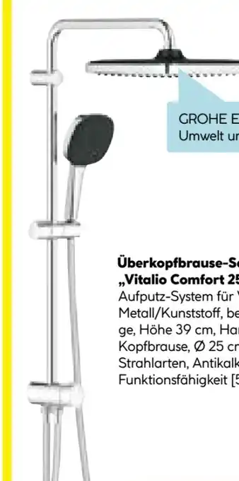 Hellweg Grohe Duschsystem Vitalio Comfort 250 Flex Angebot