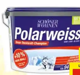 Hellweg Schöner Wohnen Innenfarbe Polarweiss Angebot
