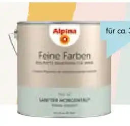 Hellweg Alpina Premium-Wandfarbe Feine Farben Angebot