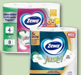 REWE Zewa Toilettenpapier Just 1 Angebot