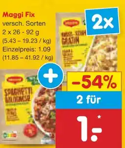 Netto Marken-Discount Maggi Fix Spaghetti Bolognese Angebot