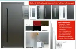 Hellweg Aluminium-Sicherheitshaustür Angebot