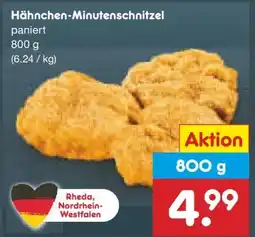 Netto Marken-Discount Hähnchen Minutenschnitzel Angebot