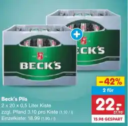 Netto Marken-Discount Becker's Pils Angebot