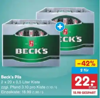 Netto Marken-Discount Becker's Pils Angebot