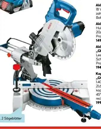 Hellweg Bosch Kapp-und Gehrungssäge GCM 80 SJ Professional Angebot