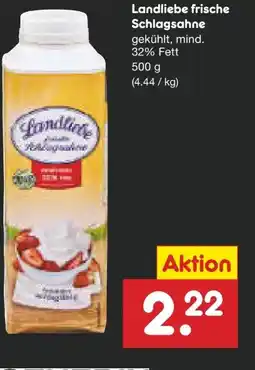 Netto Marken-Discount Landliebe Schlagsahne Angebot