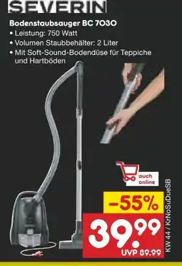 Netto Marken-Discount Severin Bodenstaubsauger BC7030 Angebot