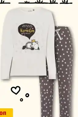 REWE Sheepworld Damen Pyjama Angebot