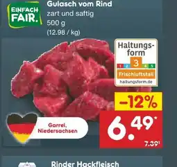Netto Marken-Discount Gulasch vom Rind Angebot