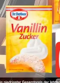 Edeka Dr. Oetker Vanillin Zucker Angebot