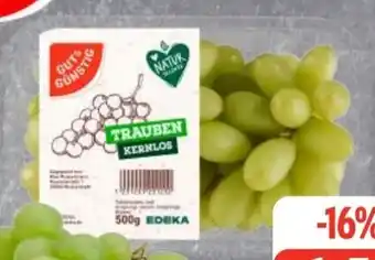 Edeka Gut & Günstig Tafeltrauben Angebot