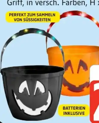 Edeka LED-Halloween Eimer Angebot