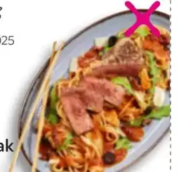 Mömax Mömax Spaghetti Napoli mit 150g Lady-Steak Angebot