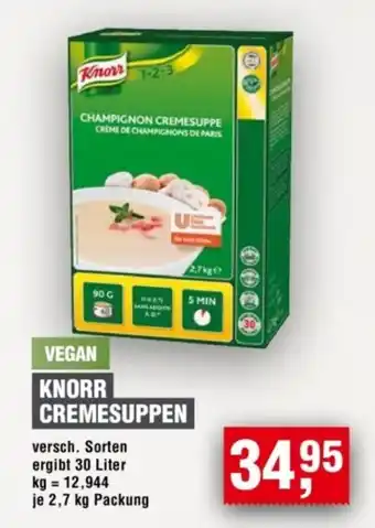 Handelshof KNORR CREMESUPPEN Angebot
