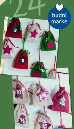 Budni Geroma Dekor Adventskalender Jute Angebot