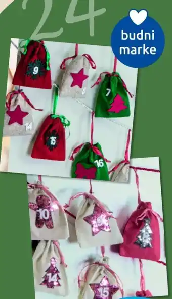 Budni Geroma Dekor Adventskalender Jute Angebot