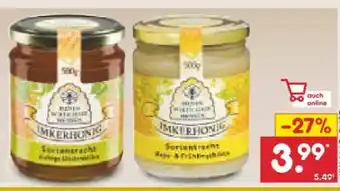 Netto Marken-Discount Bienenwirtschaft Meissen Imkerhonig Sortentracht Angebot