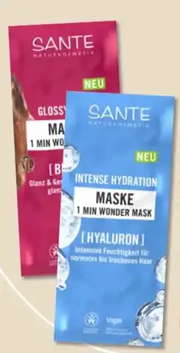 Budni Sante Naturkosmetik Haarmaske Intense Hydration Angebot