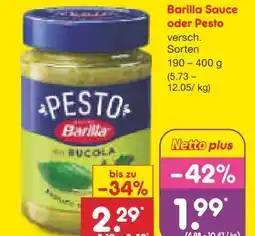 Netto Marken-Discount Barilla Pesto basilico e rucola Angebot