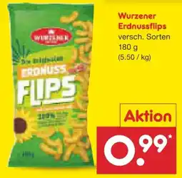 Netto Marken-Discount Wurzener Erdnuss Flips Angebot
