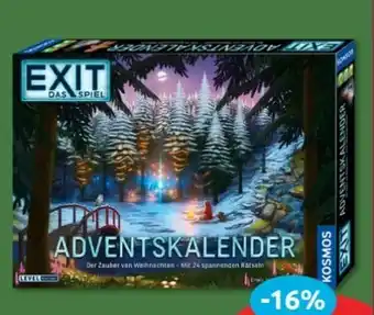 Budni Kosmos Adventskalender Exit-Das Spiel Angebot