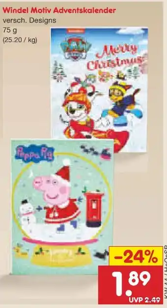 Netto Marken-Discount Motiv Adventskalender Angebot