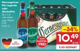 Netto Marken-Discount Wernesgrüner Pils Legende Angebot