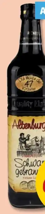 PENNY Altenburger Destillerie & Liqueurfabrik Schwarzgebrannter Kräuter-Elixier Angebot