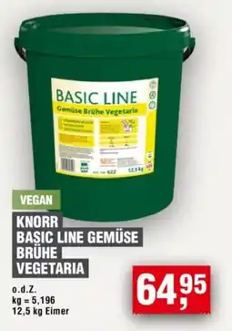 Handelshof KNORR BASIC LINE GEMÜSE BRÜHE VEGETARIA Angebot