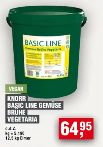 Handelshof KNORR BASIC LINE GEMÜSE BRÜHE VEGETARIA Angebot