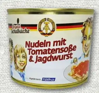 nahkauf Original Schulküche Nudeln mit Tomatensoße & Jagdwurst Angebot