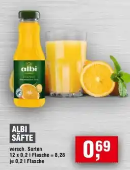 Handelshof ALBI SÄFTE Angebot