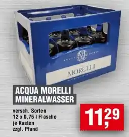 Handelshof ACQUA MORELLI MINERALWASSER Angebot