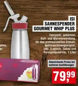 Handelshof ISI SAHNESPENDER GOURMET WHIP PLUS Angebot