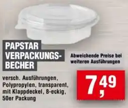 Handelshof PAPSTAR VERPACKUNGSBECHER Angebot