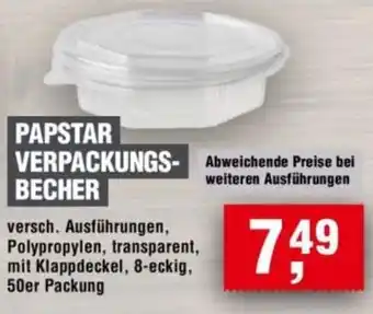 Handelshof PAPSTAR VERPACKUNGSBECHER Angebot
