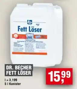 Handelshof DR. BECHER FETT LÖSER Angebot