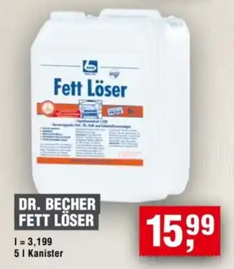 Handelshof DR. BECHER FETT LÖSER Angebot