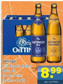 Getränke Arena Oettinger pils Angebot