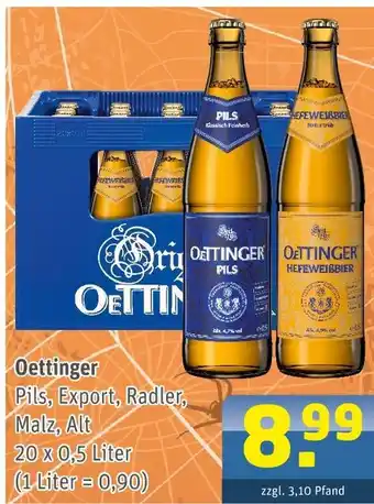 Getränke Arena Oettinger pils Angebot