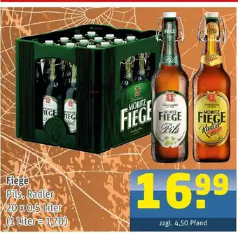 Getränke Arena Moritz fiege pils Angebot
