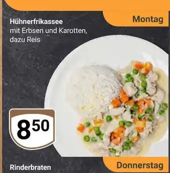 Globus Hühnerfrikassee Angebot