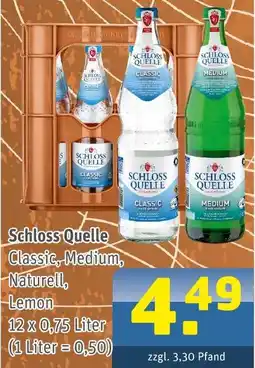 Getränke Arena Schloss quelle classic Angebot