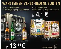 Getränke Arena Warsteiner Angebot