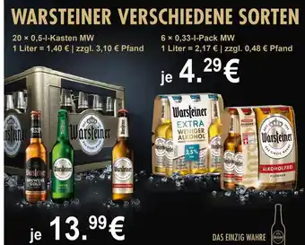 Getränke Arena Warsteiner Angebot