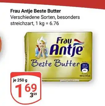 Globus Frau antje beste butter Angebot